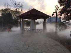 德阳人造雾喷雾降温设备-休闲庄园喷雾降温造景-重庆维驹环保