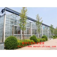 低价批发玻璃温室 智能玻璃花卉大棚 郑州玻璃温室工程施工